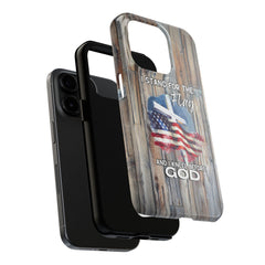 I Stand for the Flag but Kneel before God Phone Case