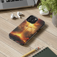 Golden Cross Phone Case