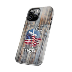 I Stand for the Flag but Kneel before God Phone Case