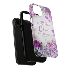 All Things Through Christ Phone Case