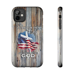 I Stand for the Flag but Kneel before God Phone Case