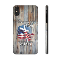 I Stand for the Flag but Kneel before God Phone Case