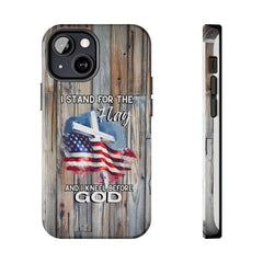 I Stand for the Flag but Kneel before God Phone Case