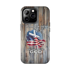 I Stand for the Flag but Kneel before God Phone Case