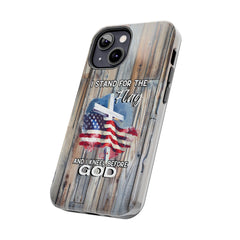 I Stand for the Flag but Kneel before God Phone Case