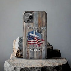 I Stand for the Flag but Kneel before God Phone Case