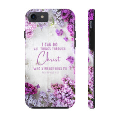 All Things Through Christ Phone Case