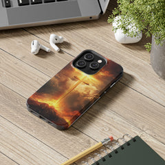 Golden Cross Phone Case