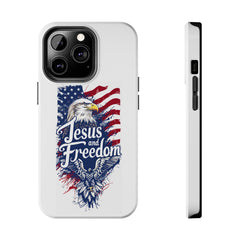 Jesus and Freedom Phone Case