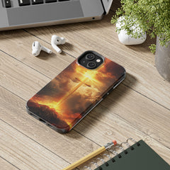 Golden Cross Phone Case