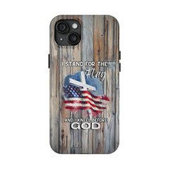 I Stand for the Flag but Kneel before God Phone Case