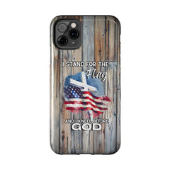 I Stand for the Flag but Kneel before God Phone Case