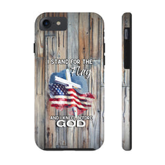 I Stand for the Flag but Kneel before God Phone Case