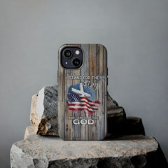 I Stand for the Flag but Kneel before God Phone Case