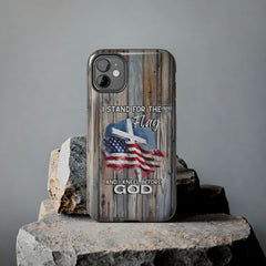 I Stand for the Flag but Kneel before God Phone Case