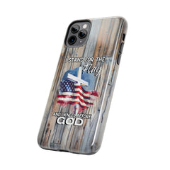 I Stand for the Flag but Kneel before God Phone Case