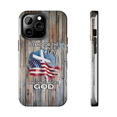 I Stand for the Flag but Kneel before God Phone Case