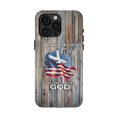 I Stand for the Flag but Kneel before God Phone Case