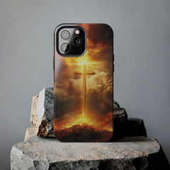 Golden Cross Phone Case