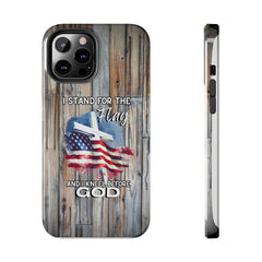 I Stand for the Flag but Kneel before God Phone Case