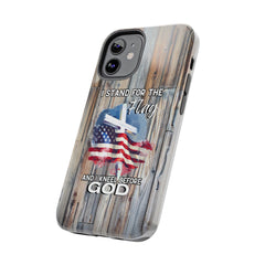 I Stand for the Flag but Kneel before God Phone Case