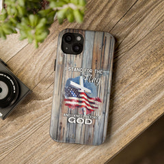 I Stand for the Flag but Kneel before God Phone Case