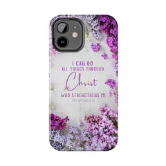 All Things Through Christ Phone Case