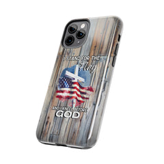 I Stand for the Flag but Kneel before God Phone Case