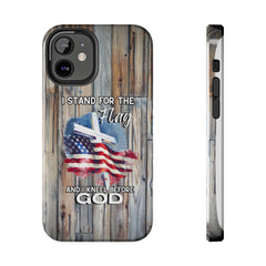 I Stand for the Flag but Kneel before God Phone Case