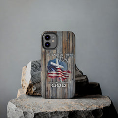 I Stand for the Flag but Kneel before God Phone Case