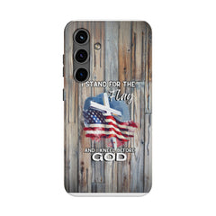 I Stand for the Flag but Kneel before God Phone Case