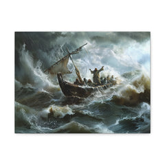 Jesus Calms The Storm Art Print