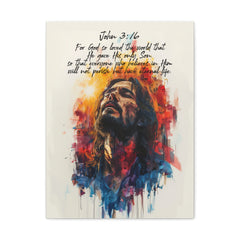 John 3:16 Jesus Art