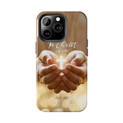 In Christ Alone Christian Phone Case