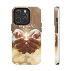 In Christ Alone Christian Phone Case