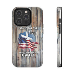 I Stand for the Flag but Kneel before God Phone Case