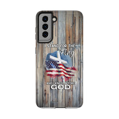 I Stand for the Flag but Kneel before God Phone Case