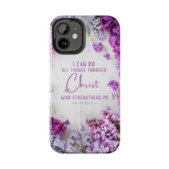 All Things Through Christ Phone Case