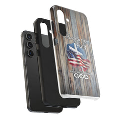 I Stand for the Flag but Kneel before God Phone Case