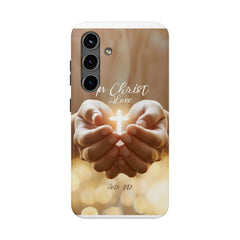 In Christ Alone Christian Phone Case