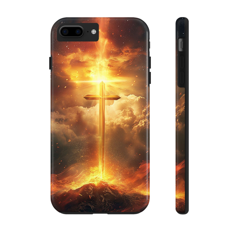 Golden Cross Phone Case