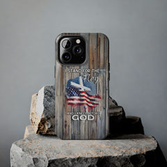 I Stand for the Flag but Kneel before God Phone Case