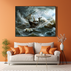 Jesus Calms The Storm Art Print